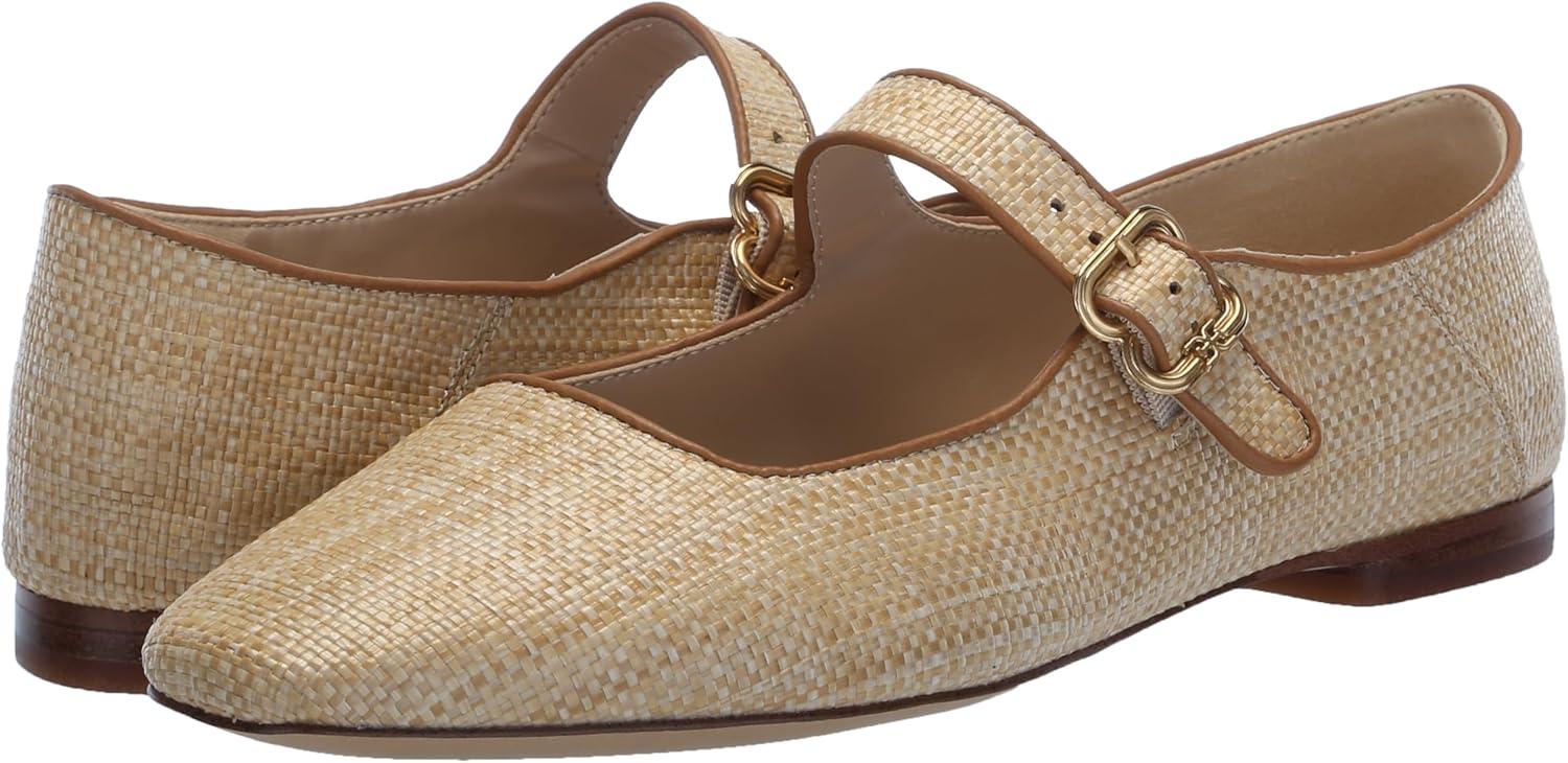 image:imageSam Edelman Womens MichaelaMary Jane FlatBleached Beechwood