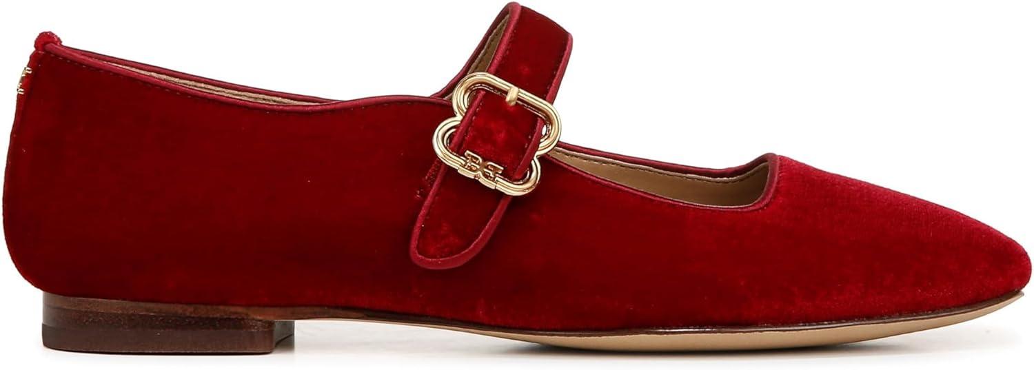 image:imageSam Edelman Womens MichaelaMary Jane FlatBright Scarlet
