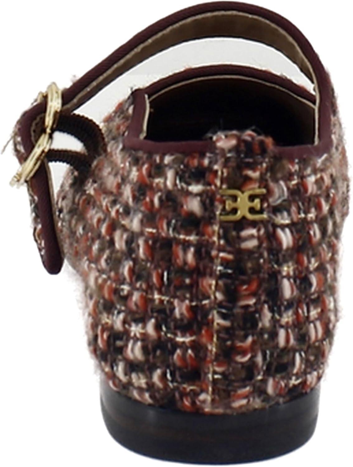 image:imageSam Edelman Womens MichaelaMary Jane FlatCoffee Multi Boucle