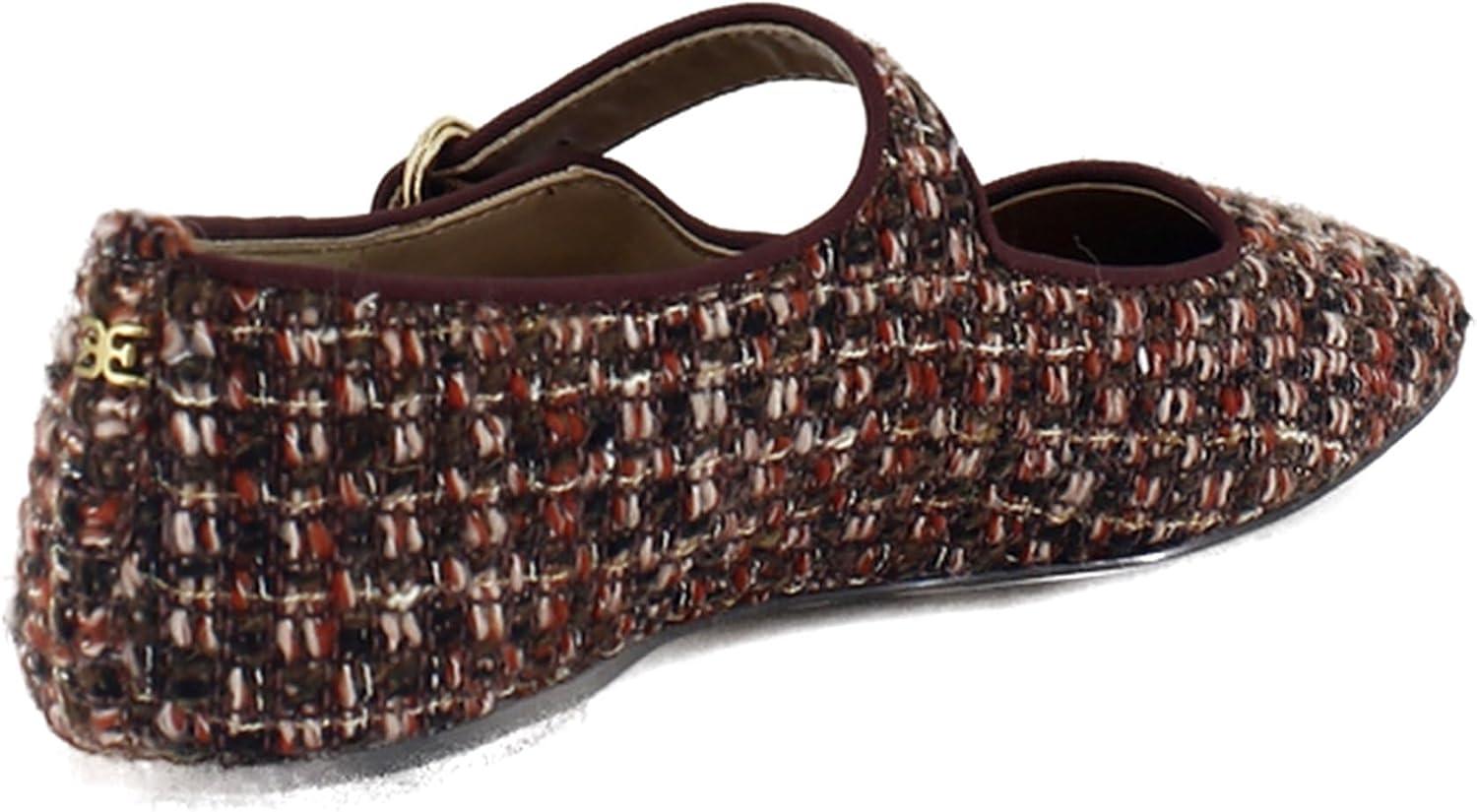 image:imageSam Edelman Womens MichaelaMary Jane FlatCoffee Multi Boucle