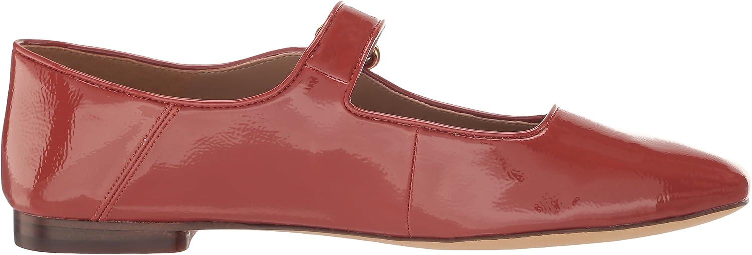 image:imageSam Edelman Womens MichaelaMary Jane FlatDark Auburn Rust