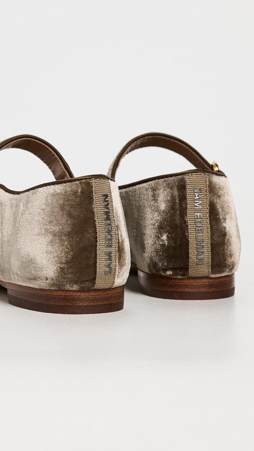 image:imageSam Edelman Womens MichaelaMary Jane FlatDark Silver Sage