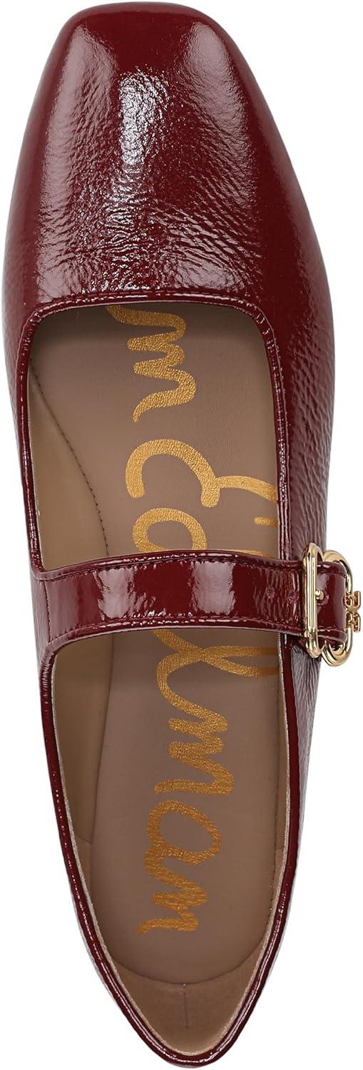 image:imageSam Edelman Womens MichaelaMary Jane FlatFrench Merlot