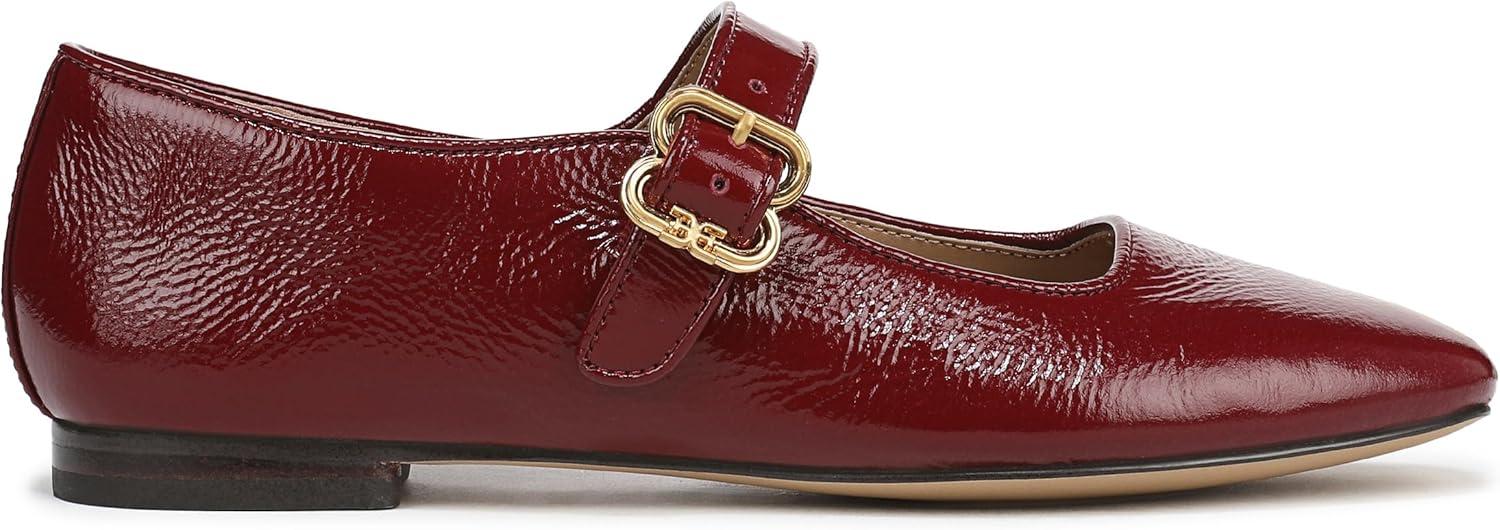 image:imageSam Edelman Womens MichaelaMary Jane FlatFrench Merlot