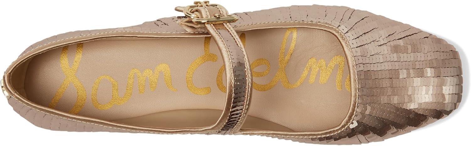 image:imageSam Edelman Womens MichaelaMary Jane FlatGold Sequin