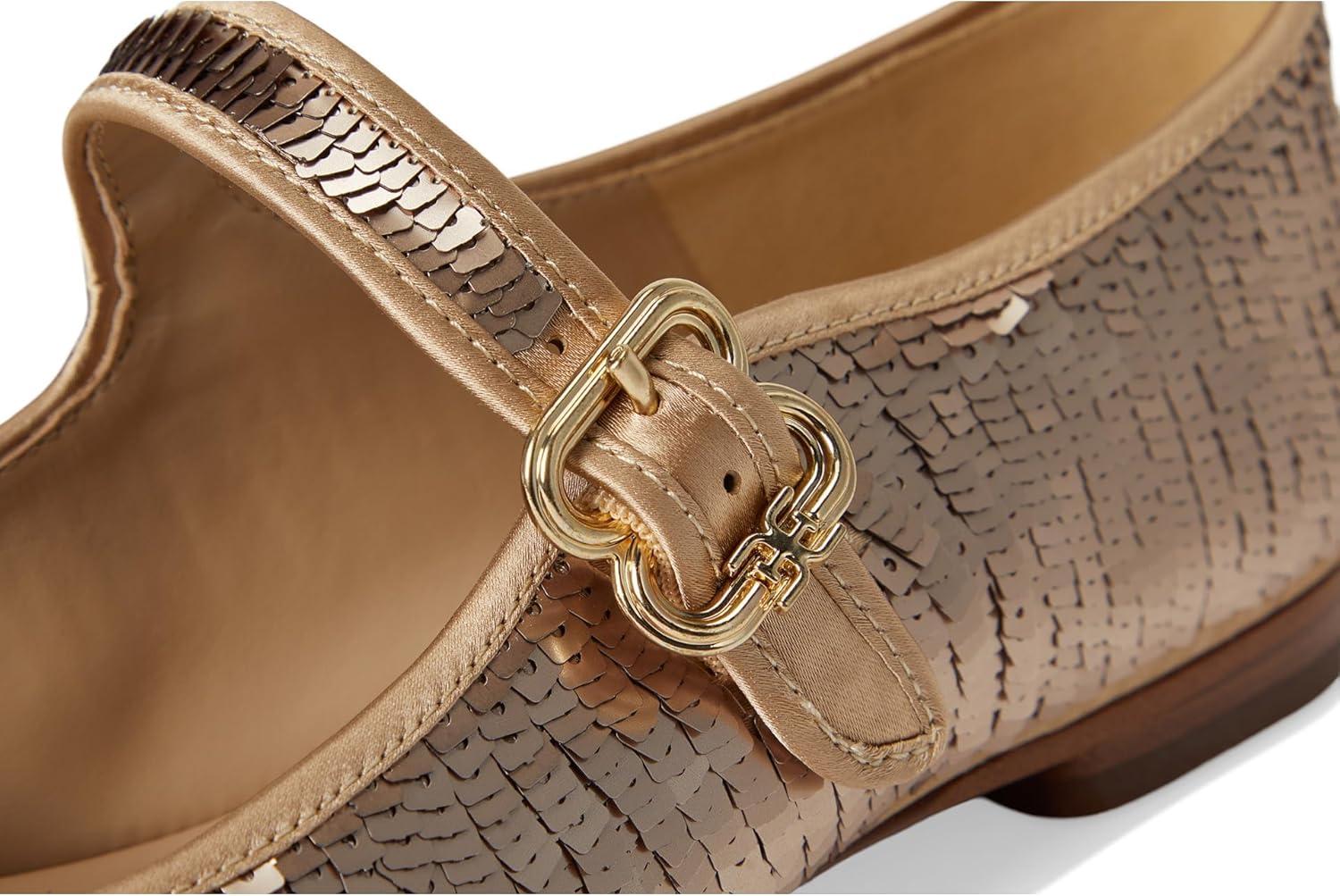 image:imageSam Edelman Womens MichaelaMary Jane FlatGold Sequin