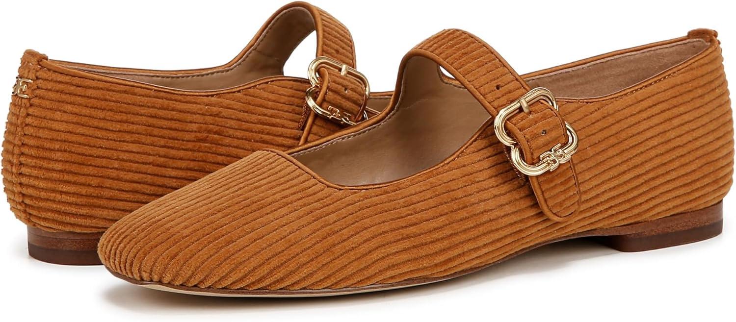 image:imageSam Edelman Womens MichaelaMary Jane FlatHarvest Brown