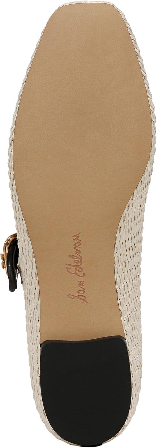image:imageSam Edelman Womens MichaelaMary Jane FlatLinen Raffia