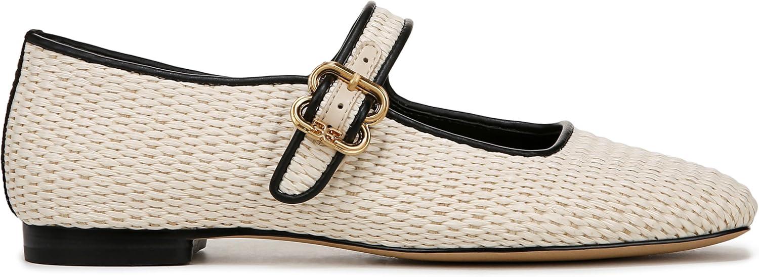 image:imageSam Edelman Womens MichaelaMary Jane FlatLinen Raffia