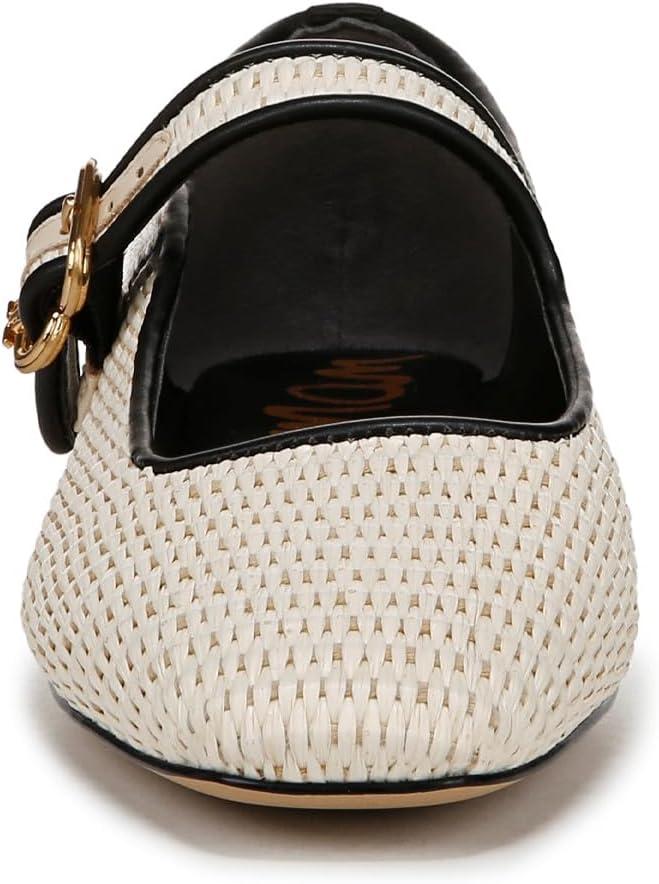 image:imageSam Edelman Womens MichaelaMary Jane FlatLinen Raffia
