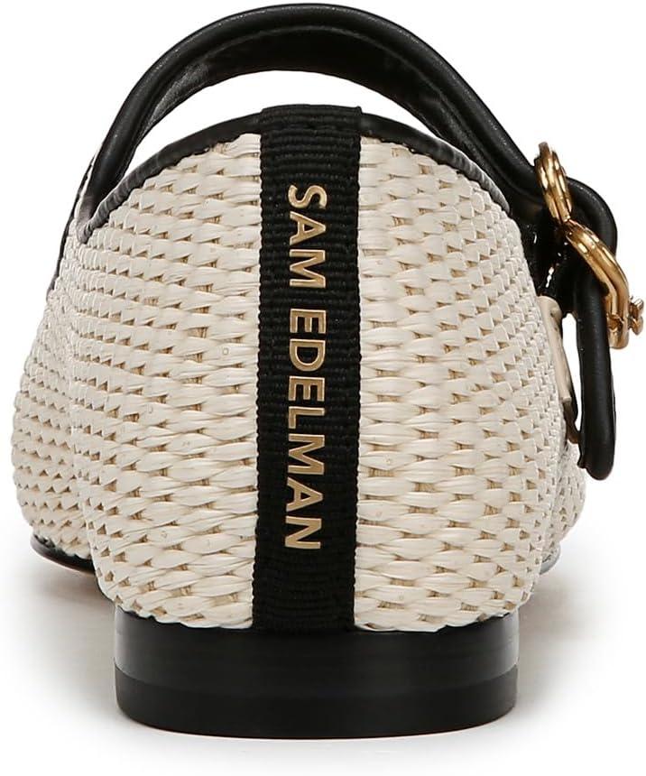 image:imageSam Edelman Womens MichaelaMary Jane FlatLinen Raffia