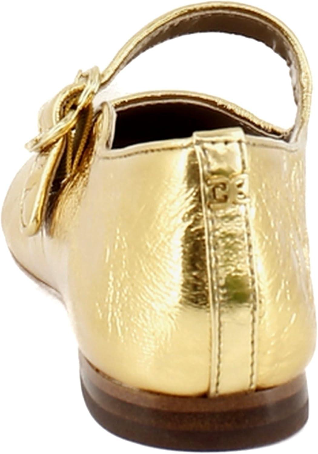 image:imageSam Edelman Womens MichaelaMary Jane FlatMedallion Gold