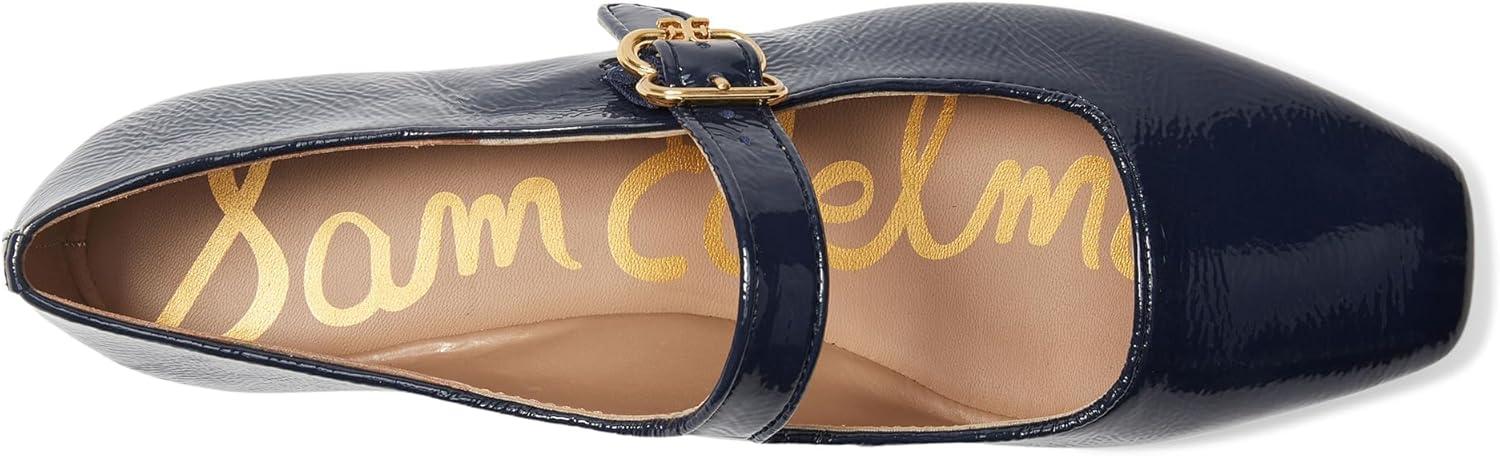 image:imageSam Edelman Womens MichaelaMary Jane FlatMidnight Blue Patent Leather