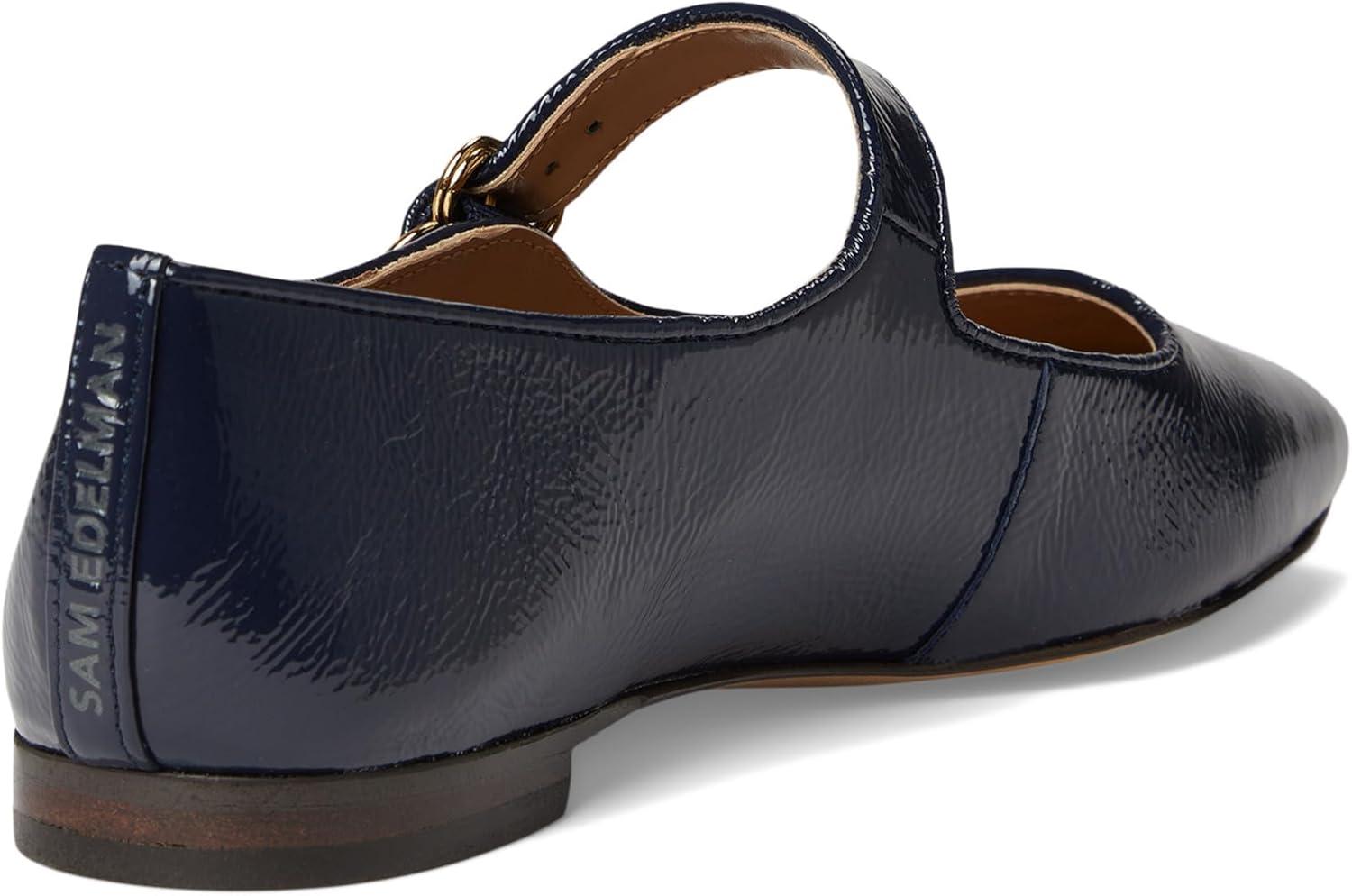 image:imageSam Edelman Womens MichaelaMary Jane FlatMidnight Blue Patent Leather