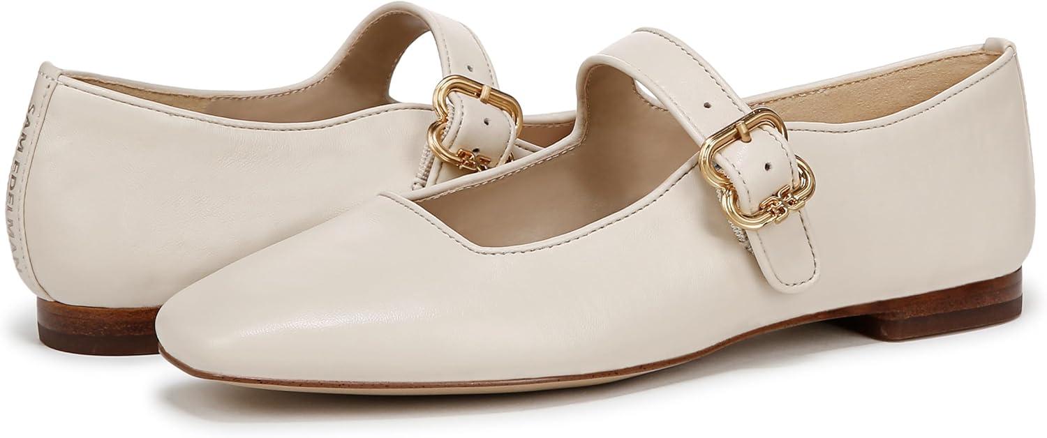 image:imageSam Edelman Womens MichaelaMary Jane FlatModern Ivory Leather