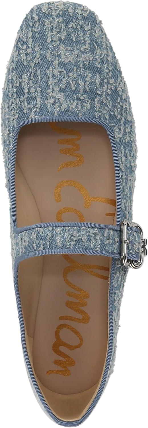 image:imageSam Edelman Womens MichaelaMary Jane FlatMontrose Blue Fray