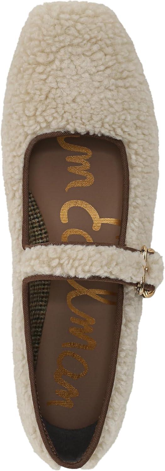 image:imageSam Edelman Womens MichaelaMary Jane FlatNatural Fur