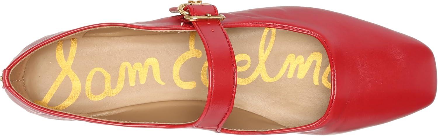 image:imageSam Edelman Womens MichaelaMary Jane FlatScarlet
