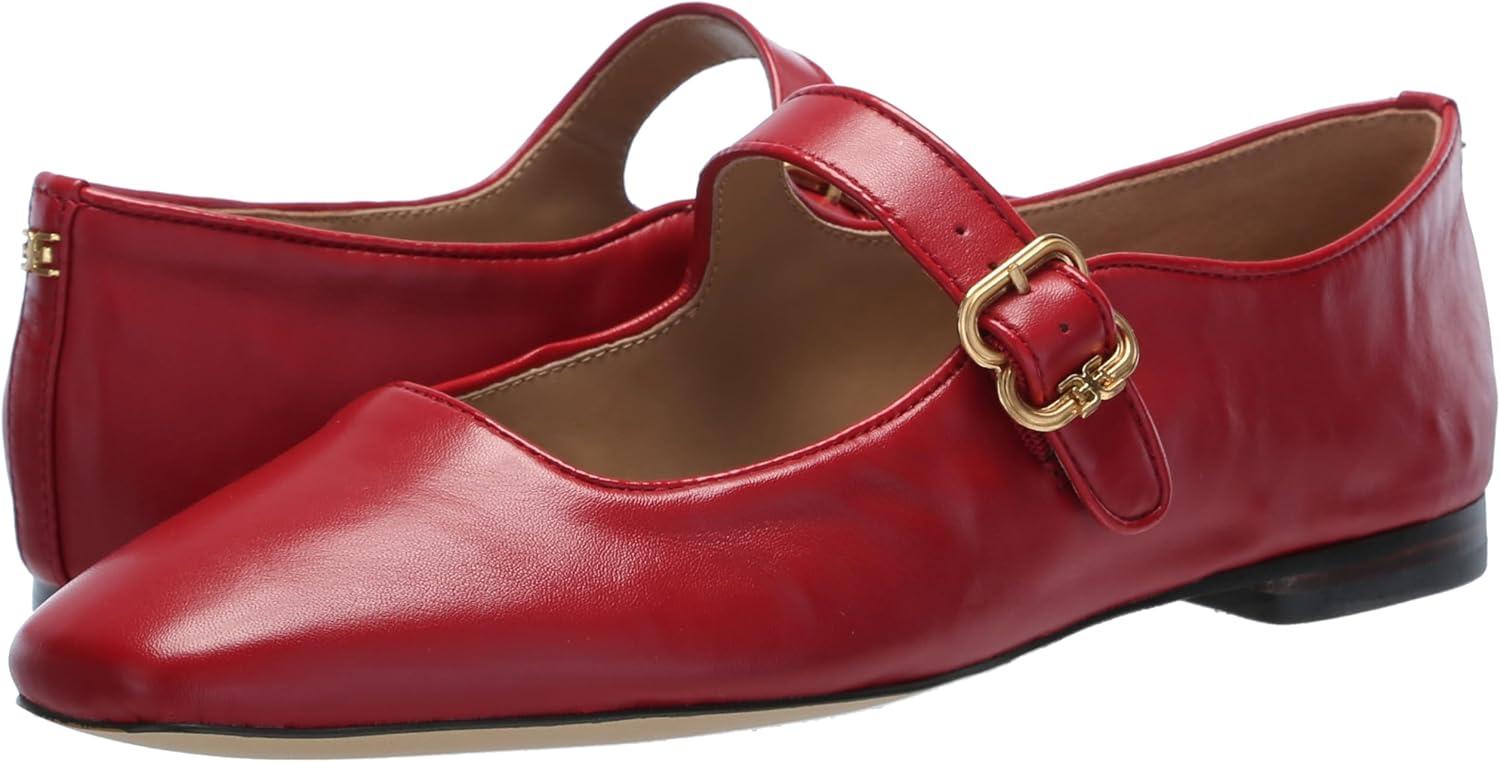 image:imageSam Edelman Womens MichaelaMary Jane FlatScarlet