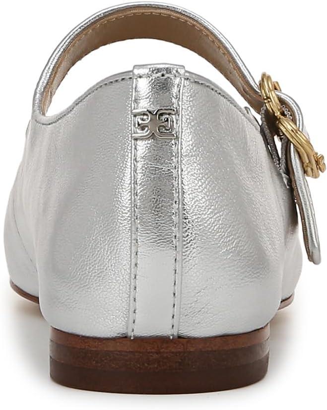 image:imageSam Edelman Womens MichaelaMary Jane FlatSoft Silver