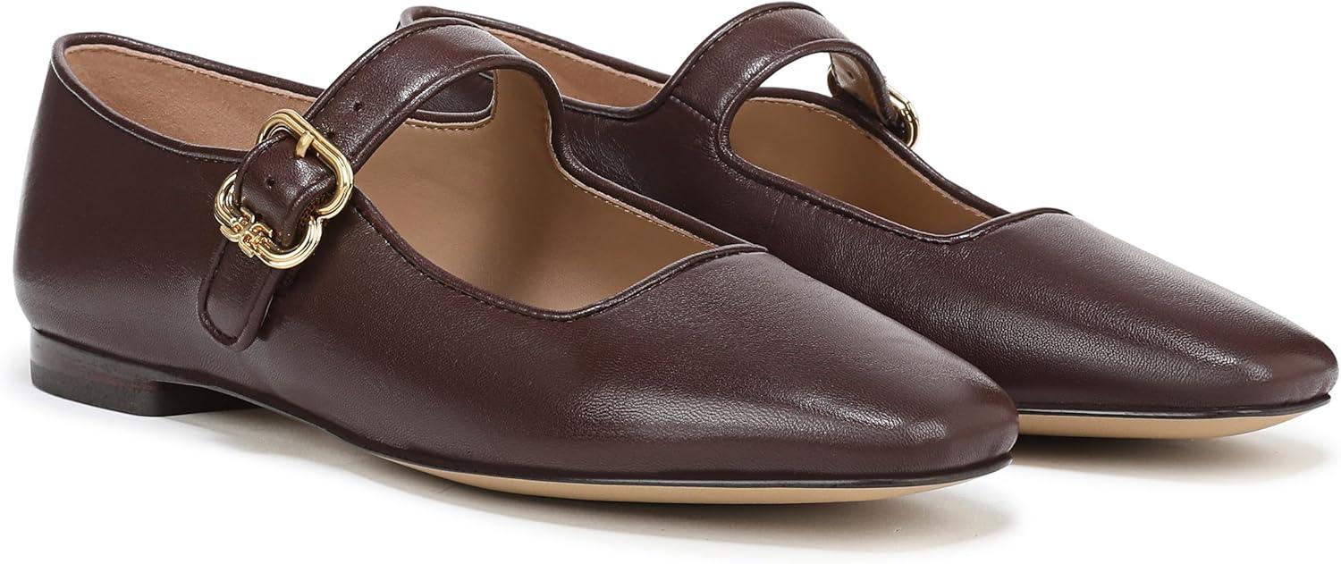 image:imageSam Edelman Womens MichaelaMary Jane FlatSpiced Pecan