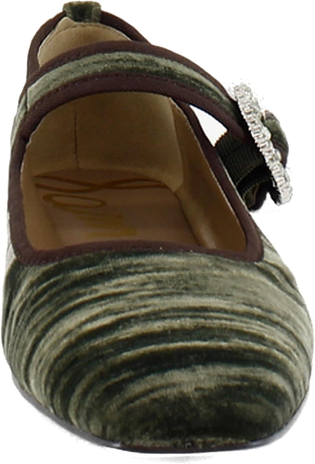 image:imageSam Edelman Womens MichaelaMary Jane FlatWinter Moss Crystal