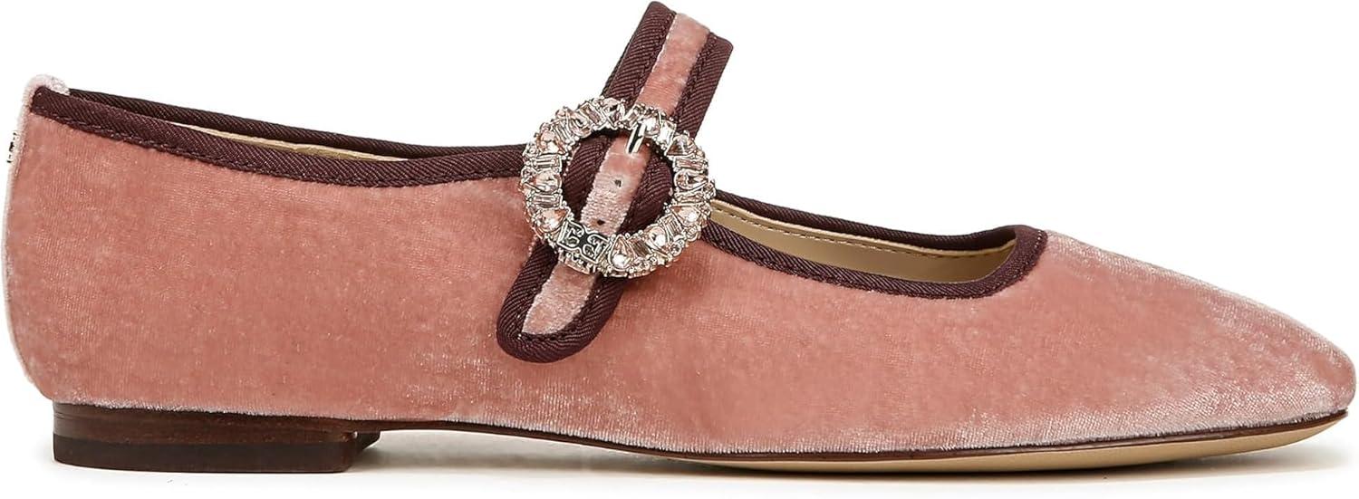 image:imageSam Edelman Womens MichaelaMary Jane FlatWinter Peony Crystal