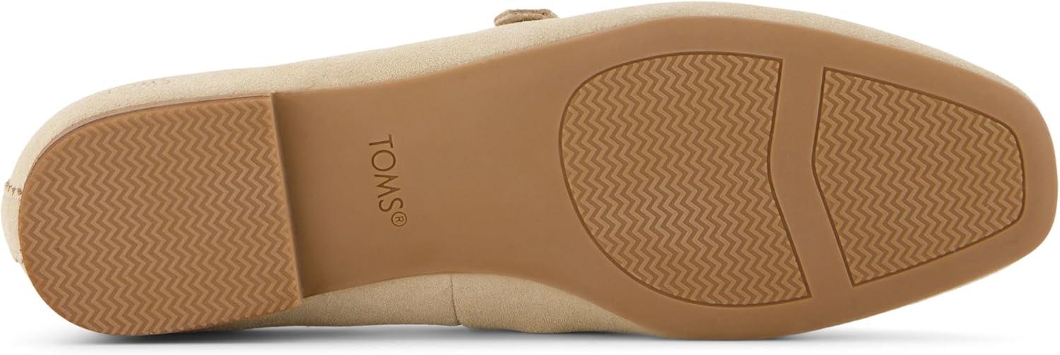 image:imageTOMS Womens Bianca Mary Jane Ballet Flats Casual BlackOatmeal Suede