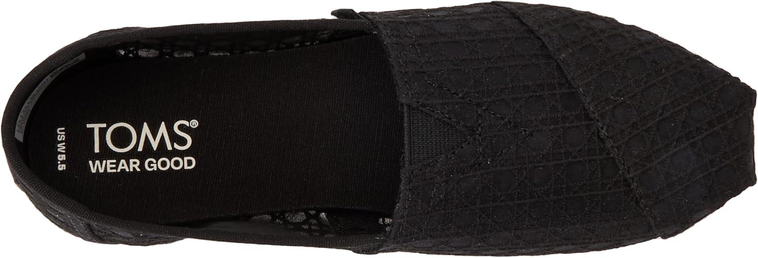 image:imageToms Womens Alpargata Cloudbound 10019691Black Wicker Lace