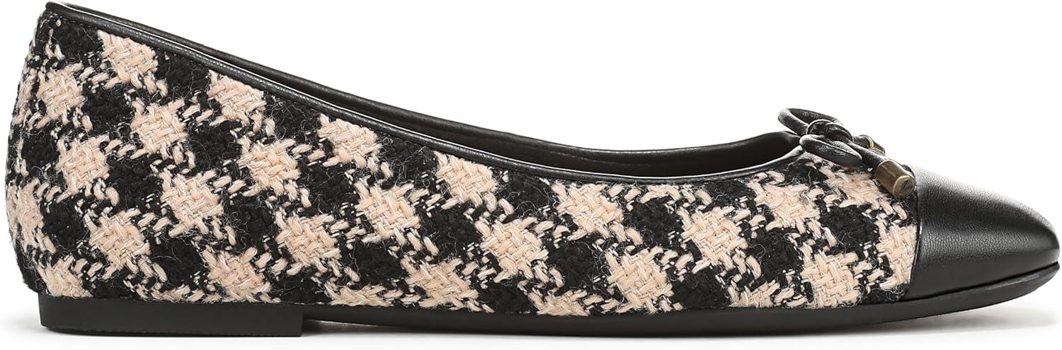 image:imageVionic Womens Klara Ballet Flat Cameo Rose LeatherBlack Cream