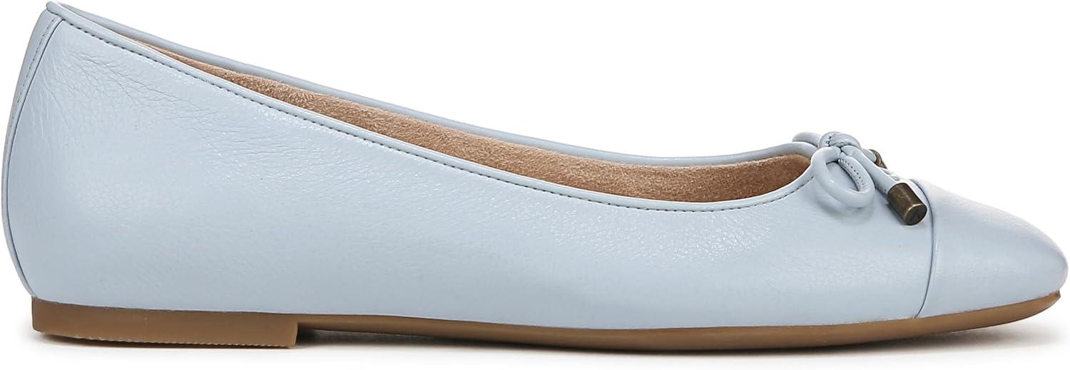 image:imageVionic Womens Klara Ballet Flat Cameo Rose LeatherBlue Mist Leather