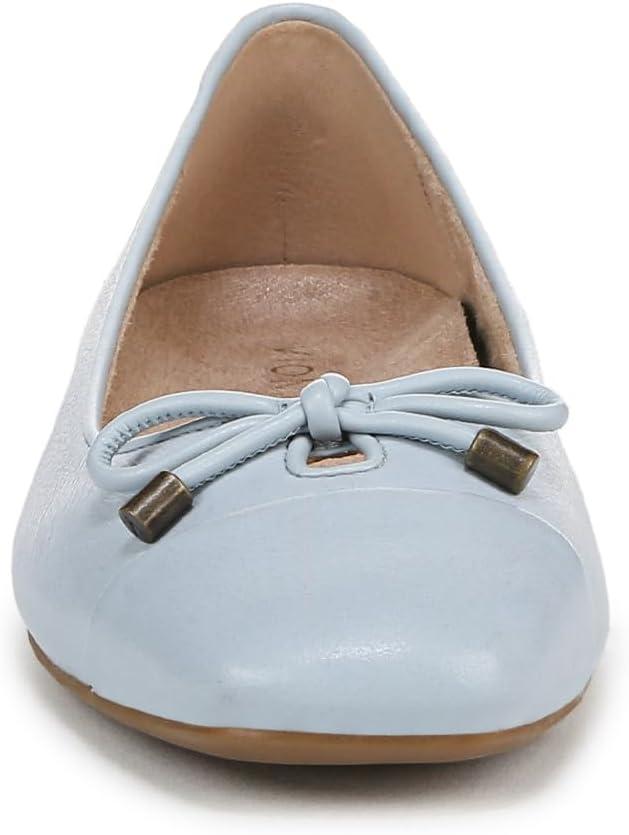 image:imageVionic Womens Klara Ballet Flat Cameo Rose LeatherBlue Mist Leather