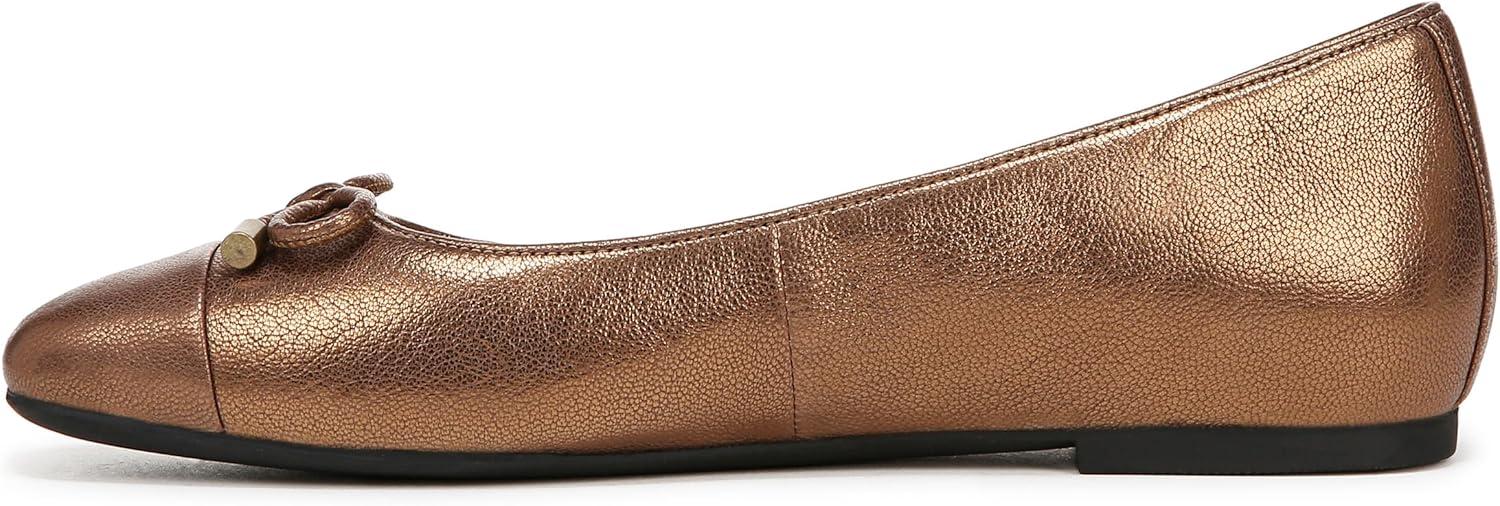 image:imageVionic Womens Klara Ballet Flat Cameo Rose LeatherBronze Leather