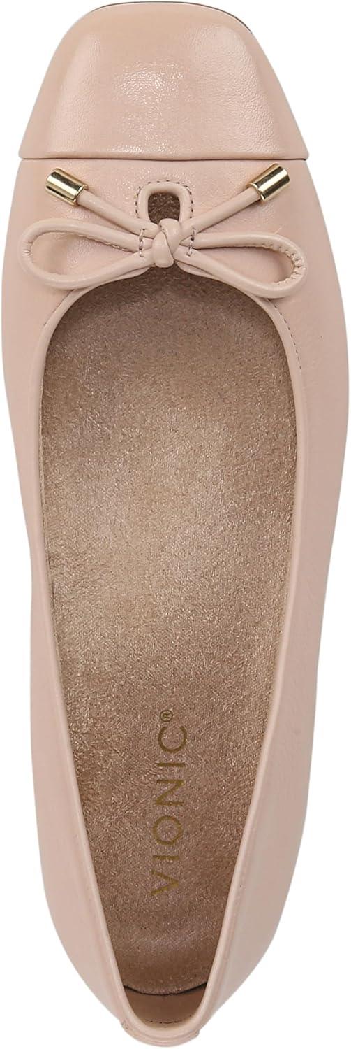 image:imageVionic Womens Klara Ballet Flat Cameo Rose LeatherCameo Rose Leather