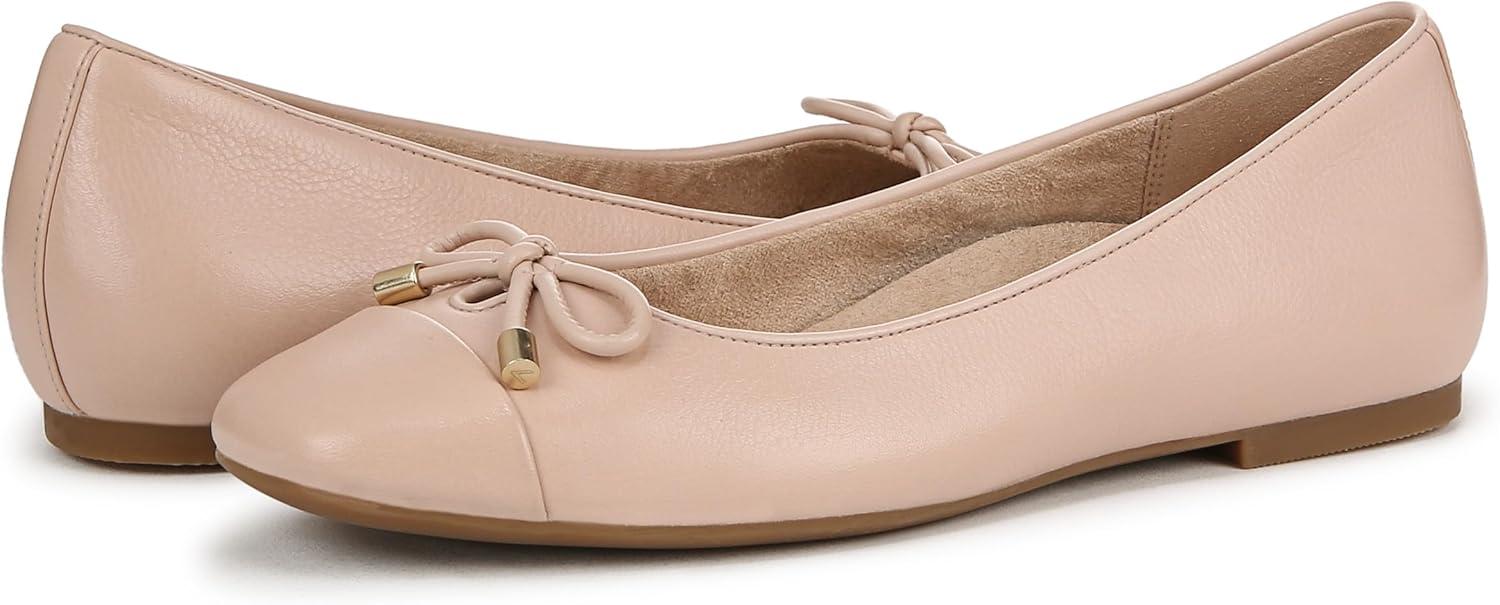 image:imageVionic Womens Klara Ballet Flat Cameo Rose LeatherCameo Rose Leather