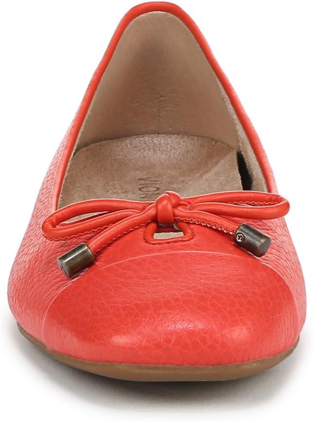 image:imageVionic Womens Klara Ballet Flat Cameo Rose LeatherCherry Tomato Leather