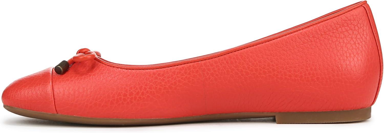 image:imageVionic Womens Klara Ballet Flat Cameo Rose LeatherCherry Tomato Leather
