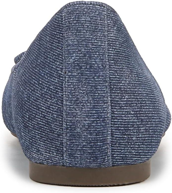 image:imageVionic Womens Klara Ballet Flat Cameo Rose LeatherDenim Blue Suede