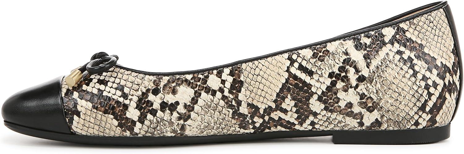 image:imageVionic Womens Klara Ballet Flat Cameo Rose LeatherIvory Multi Leather