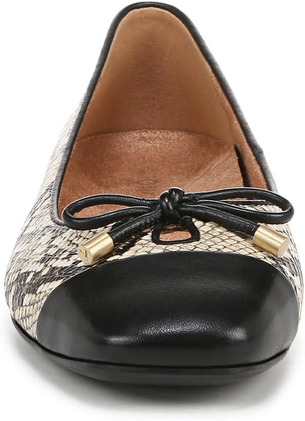 image:imageVionic Womens Klara Ballet Flat Cameo Rose LeatherIvory Multi Leather