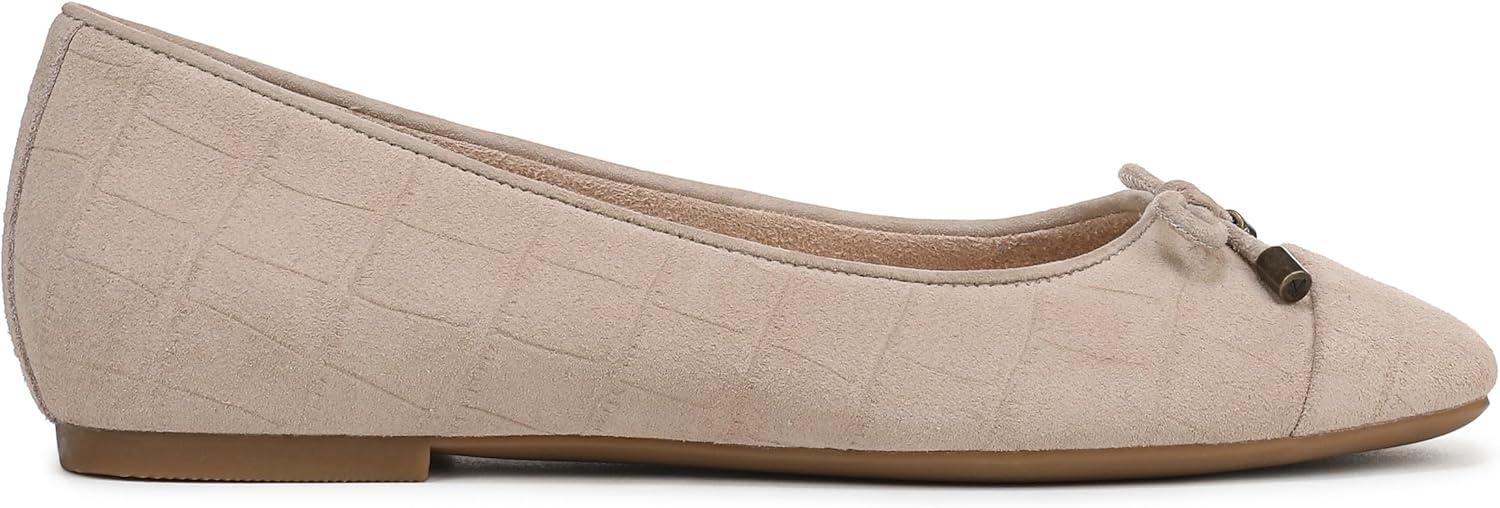 image:imageVionic Womens Klara Ballet Flat Cameo Rose LeatherLucid Beige Croc Sde