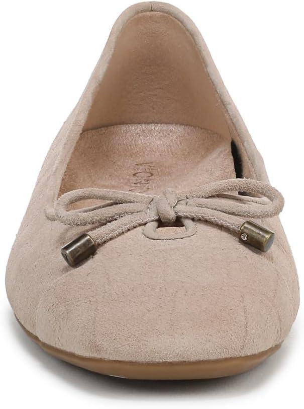 image:imageVionic Womens Klara Ballet Flat Cameo Rose LeatherLucid Beige Croc Sde