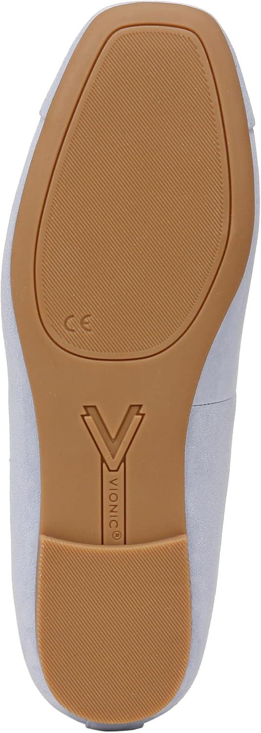image:imageVionic Womens Klara Ballet Flat Cameo Rose LeatherSkyway Blue