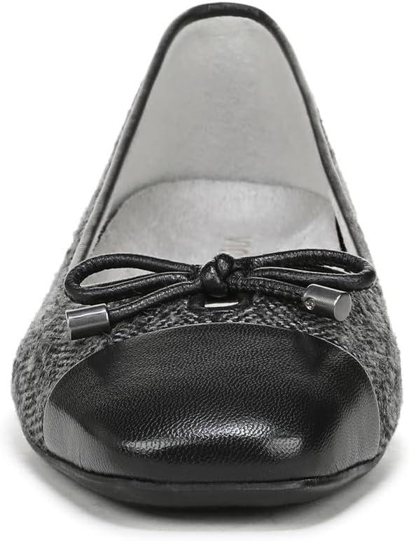 image:imageVionic Womens Klara Ballet Flat Cameo Rose LeatherSlate Grey Multi Woven Fabric