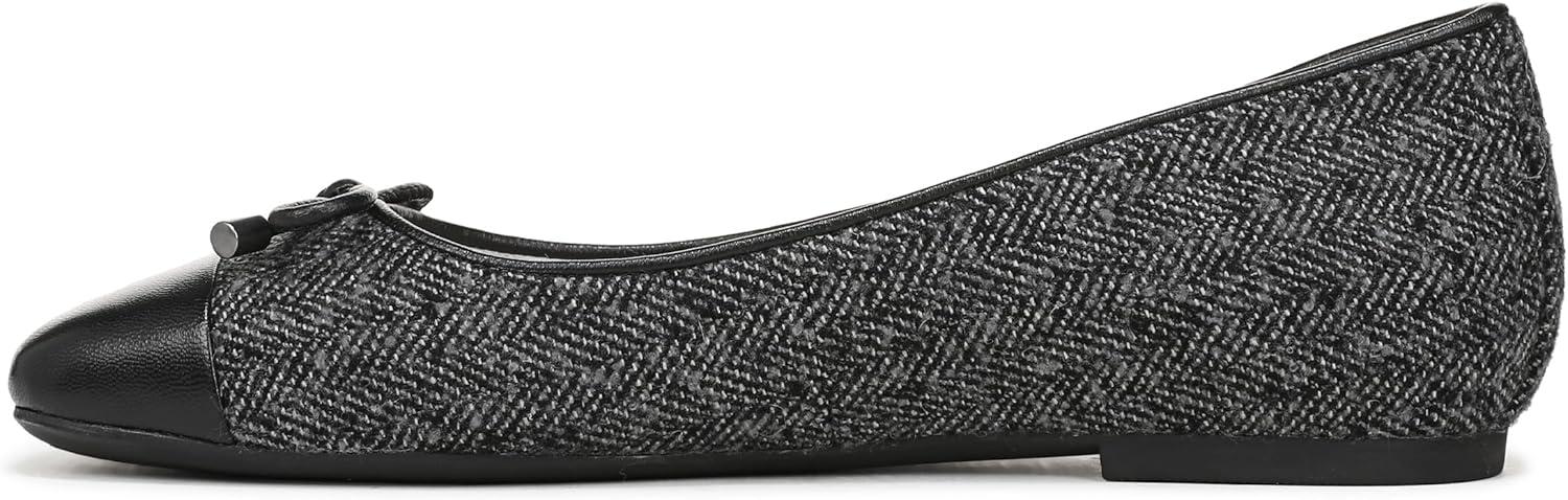 image:imageVionic Womens Klara Ballet Flat Cameo Rose LeatherSlate Grey Multi Woven Fabric