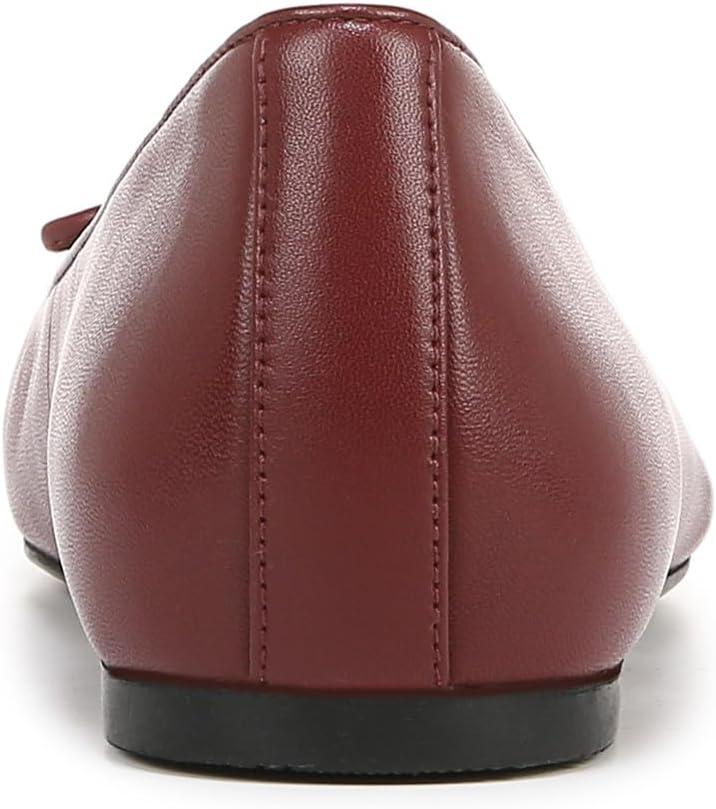 image:imageVionic Womens Klara Ballet Flat Cameo Rose LeatherSyrah Burgundy Leather