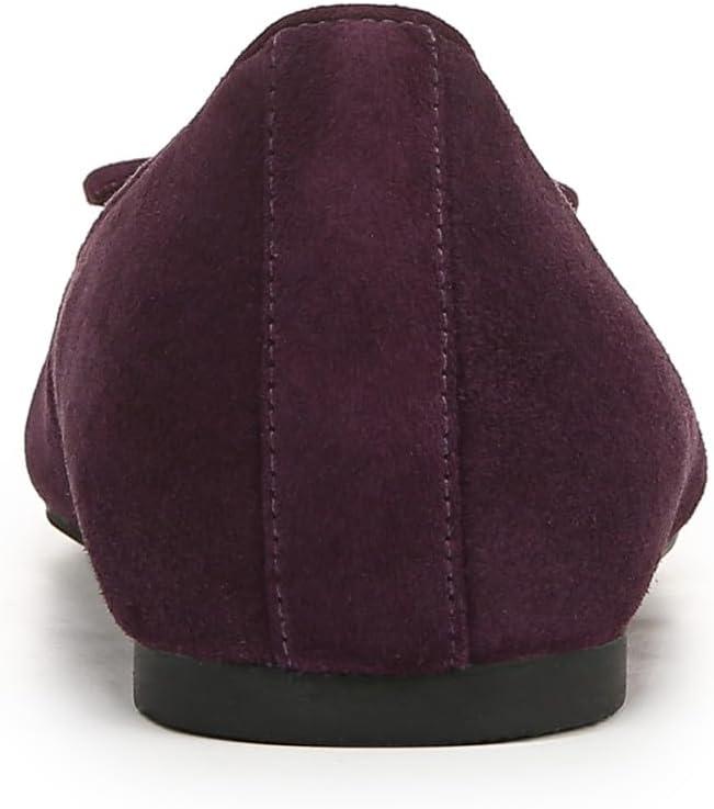 image:imageVionic Womens Klara Ballet Flat Cameo Rose LeatherWinter Plum Suede