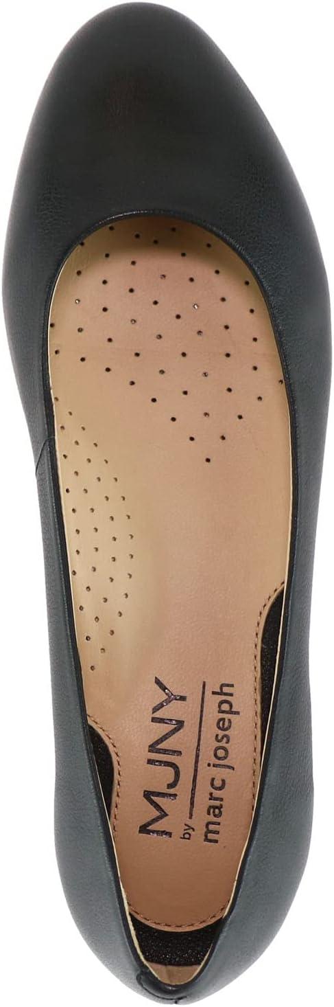 image:imageWomens Genuine Leather Comfort Slip on Ballet FlatsBlack Napa