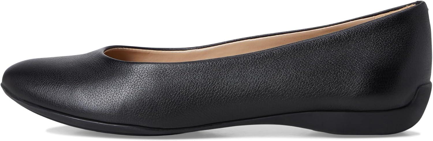 image:imageWomens Genuine Leather Comfort Slip on Ballet FlatsBlack Napa Soft