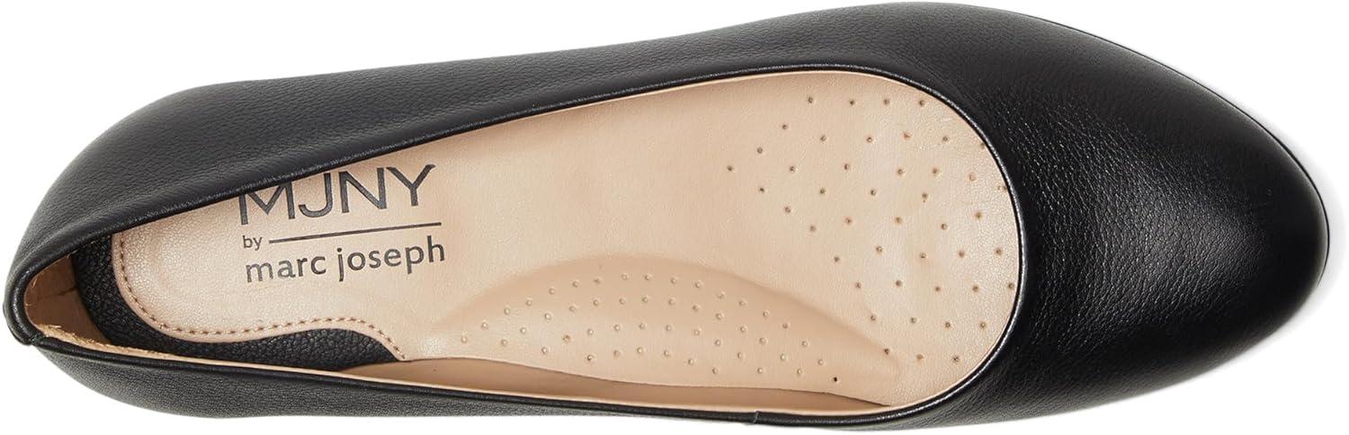 image:imageWomens Genuine Leather Comfort Slip on Ballet FlatsBlack Napa Soft